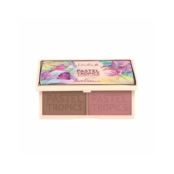 Fard à Joues lovely PASTEL TROPICS BRONZER & BLUSHER - lovely pop Fard à Joues lovely PASTEL TROPICS BRONZER & BLUSHER - lovely pop