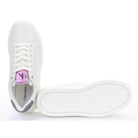 CHAUSSURES DE SPORT POUR FEMMES CALVIN KLEIN BLANCHES - CALVIN KLEIN