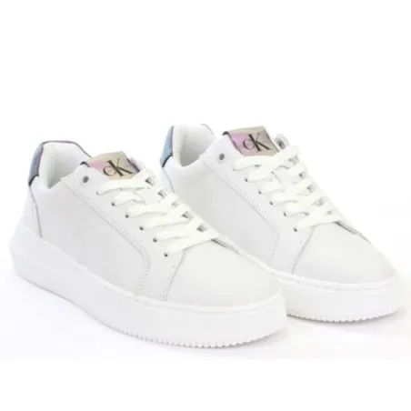 CHAUSSURES DE SPORT POUR FEMMES CALVIN KLEIN BLANCHES - CALVIN KLEIN