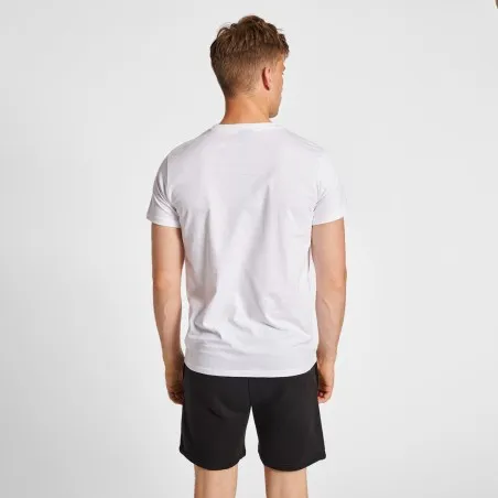 T-shirt Hmlred Heavy S/s - Blanc - hummel