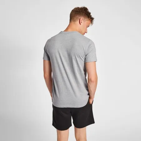 T-shirt Homme Hmlred Heavy S/s - Gris - hummel