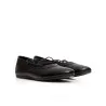 Ballerines Cuir noir à lacets P26-2705 - Seaside
