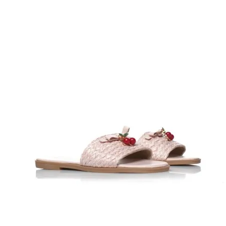 Claquette plat cerise E26-F2026 - Seaside