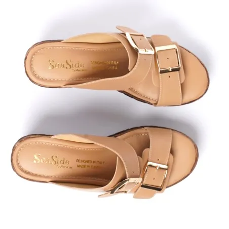 Sabot Cuir Biscotto E26-210 - Seaside