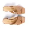 Sabot cuir demi talon E26-3910 - Seaside