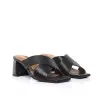 Sabot cuir demi talon E26-3910 - Seaside