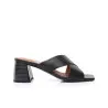 Sabot cuir demi talon E26-3910 - Seaside