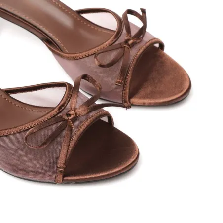 Sabot satin demi talon E26-F595 - Seaside