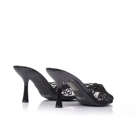 Sabot talon dentelle E26-F398 - Seaside
