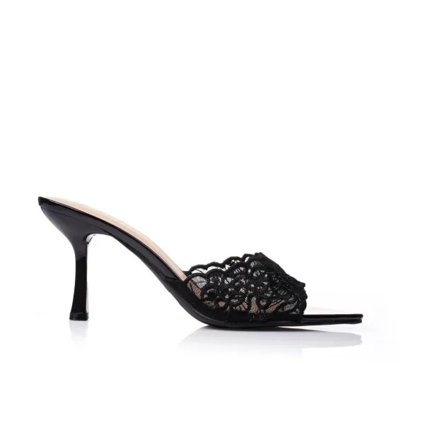 Sabot talon dentelle E26-F398 - Seaside