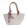Sac cabas en tissu avec foulard satin P26-F840 - Seaside