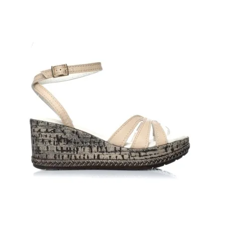 Sandale Cuir compensées E26-8075 - Seaside