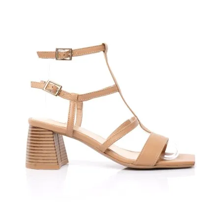 Sandale Cuir confort demi talon E26-43380 - Seaside