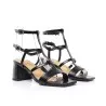 Sandale Cuir confort demi talon E26-43380 - Seaside
