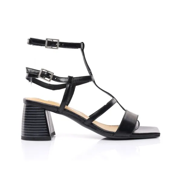 Sandale Cuir confort demi talon E26-43380 - Seaside