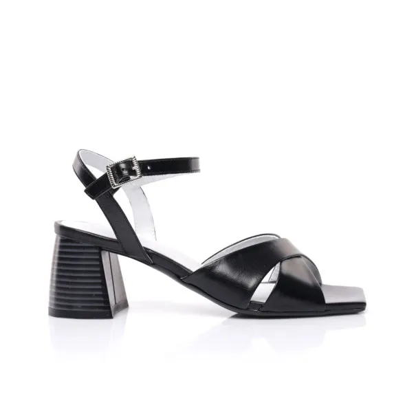 Sandale cuir demi talon E26-2011 - Seaside