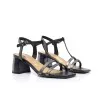 Sandale cuir demi talon E26-G804 - Seaside