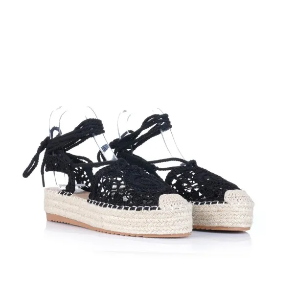 Sandale Halfa crochet confort à Lacets E26-F687 - Seaside