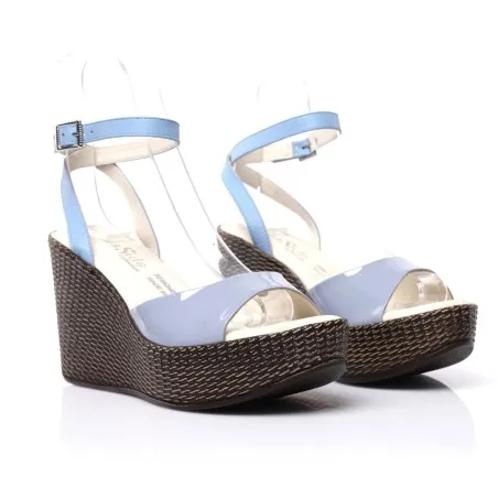 Sandales Cuir vernis E26-5833 - Seaside