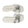 Claquette cuir bicouleur E26-8700 - Seaside