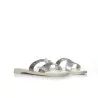 Claquette cuir bicouleur E26-8700 - Seaside