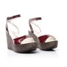 Sandales Cuir vernis E26-5833 - Seaside