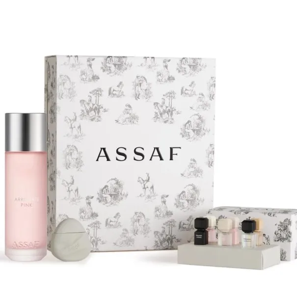 Coffret EDP Femme ASSAF ARROGATE PINK - LAVERNE