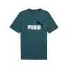 T-shirt bicolore à logo Essentials+ - PUMA