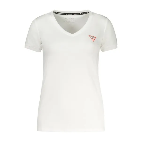 GUESS JEANS T-SHIRT À MANCHES COURTES FEMME BLANC - Guess
