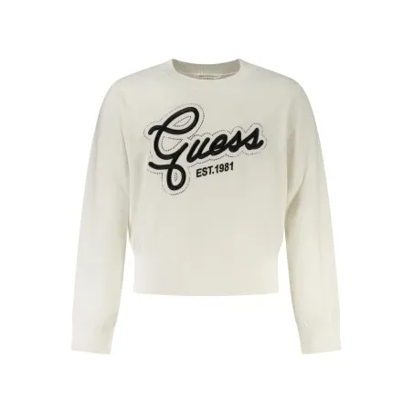 PULL BLANC GUESS JEANS POUR FILLES - Guess