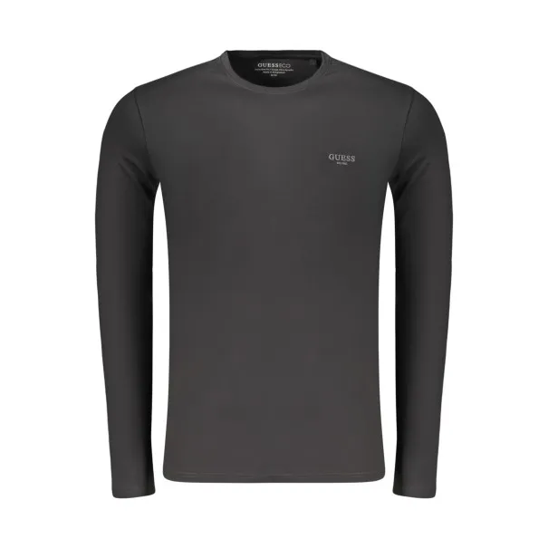 T-shirt à manches longues pour homme Guess Jeans, noir - Guess