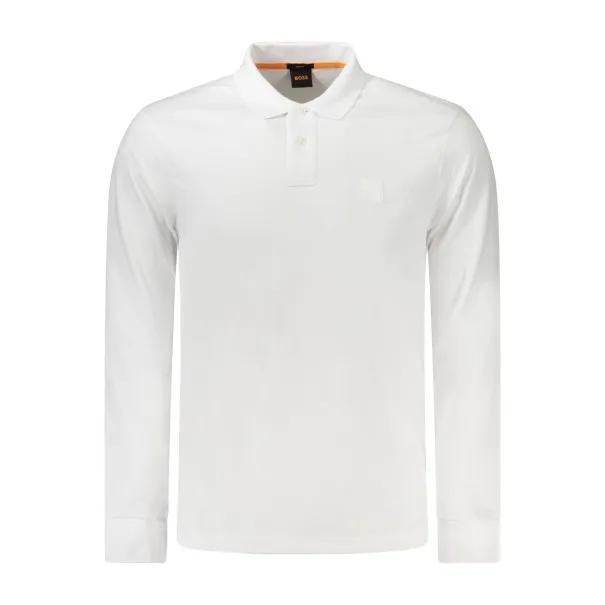 POLO À MANCHES LONGUES HUGO BOSS HOMME BLANC - BOSS