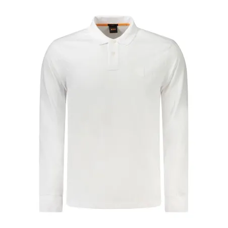 POLO À MANCHES LONGUES HUGO BOSS HOMME BLANC - BOSS