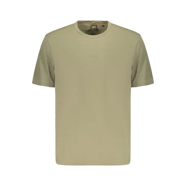 T-shirt vert à manches courtes BOSS pour homme - BOSS