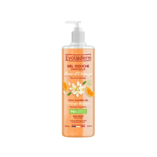 Gel Douche Femme EVOLUDERM  GEL DOUCHE 500ML FLEUR D’ORANGER - EVOLUDERM