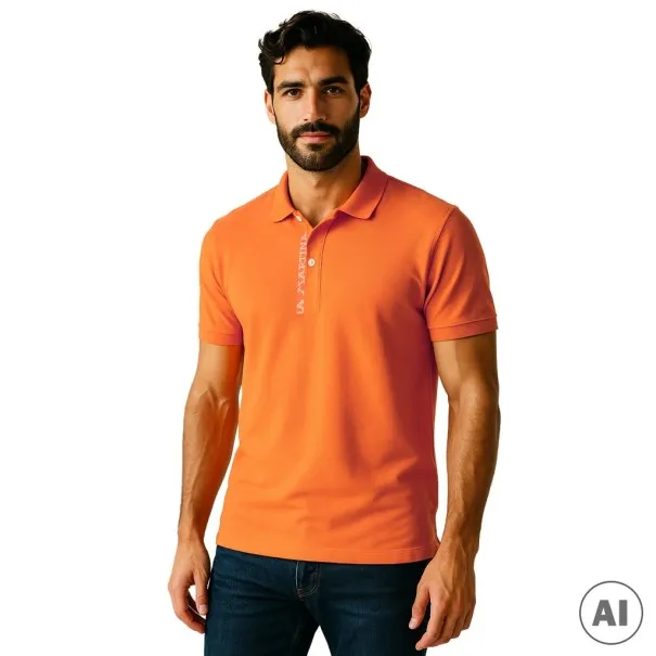 Polo Homme LA MARTINA  LMH223MTS039OR - LA MARTINA
