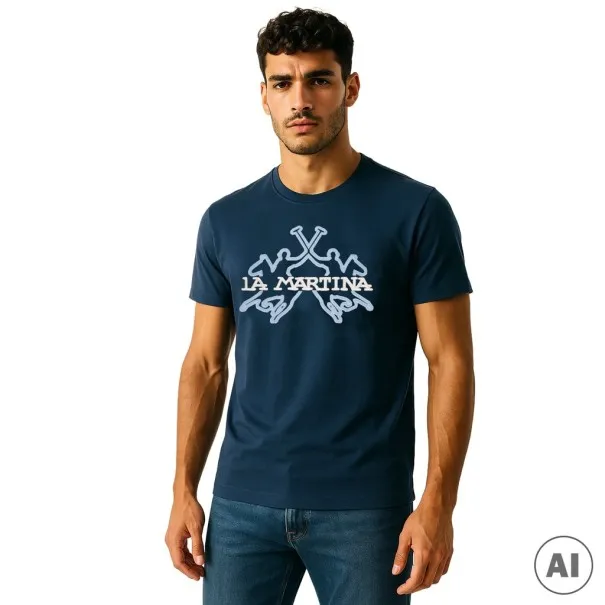 T-shirts Homme LA MARTINA LMH125MTS045BL - LA MARTINA
