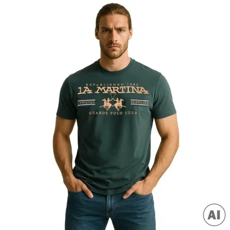 T-shirts Homme LA MARTINA LMH124MTS018GR - LA MARTINA