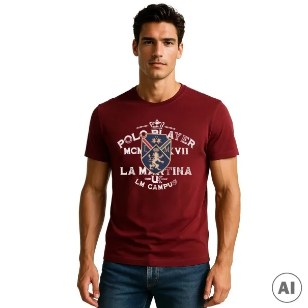 T-shirts Homme LA MARTINA LMH125MTS028RD - LA MARTINA