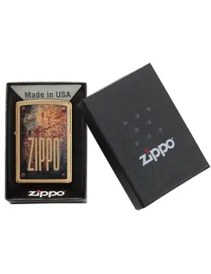 Briquet Zippo RUSTY PLATE DESIGN - Zippo