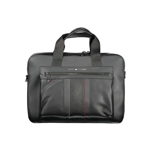 TOMMY HILFIGER PORTE-DOCUMENTS POUR HOMMES NOIR - TOMMY HILFIGER