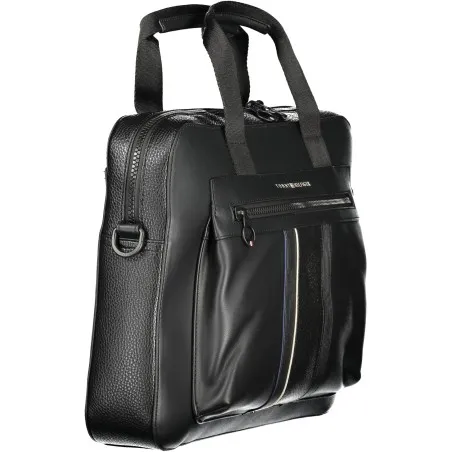 TOMMY HILFIGER PORTE-DOCUMENTS POUR HOMMES NOIR - TOMMY HILFIGER
