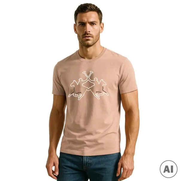 T-shirt Homme LA MARTINA  LMH224MTS082BG - LA MARTINA