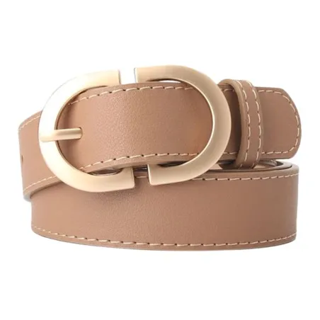Ceinture En Cuir Femme ALBERTO RICCI  BOUCLES CIRCULAIRES - ALBERTO RICCI