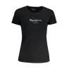 PEPE JEANS T-SHIRT À MANCHES COURTES FEMME NOIR - PEPE JEANS