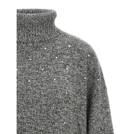 Pinko Crystal Turtleneck Sweater - PINKO