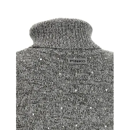 Pinko Crystal Turtleneck Sweater - PINKO