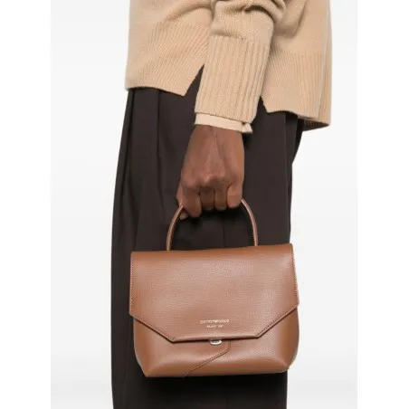 Emporio Armani Leather Top Handle Bag - Emporio Armani