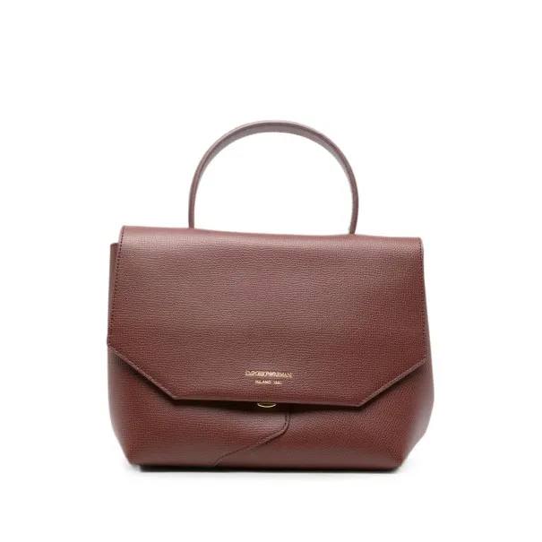 Emporio Armani Leather Foldover Bag - Emporio Armani