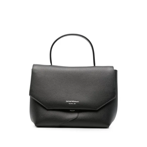 Emporio Armani Leather Foldover Bag - Emporio Armani